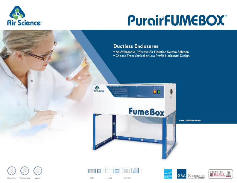 Purair Fumebox Ductless Enclosure Brochure