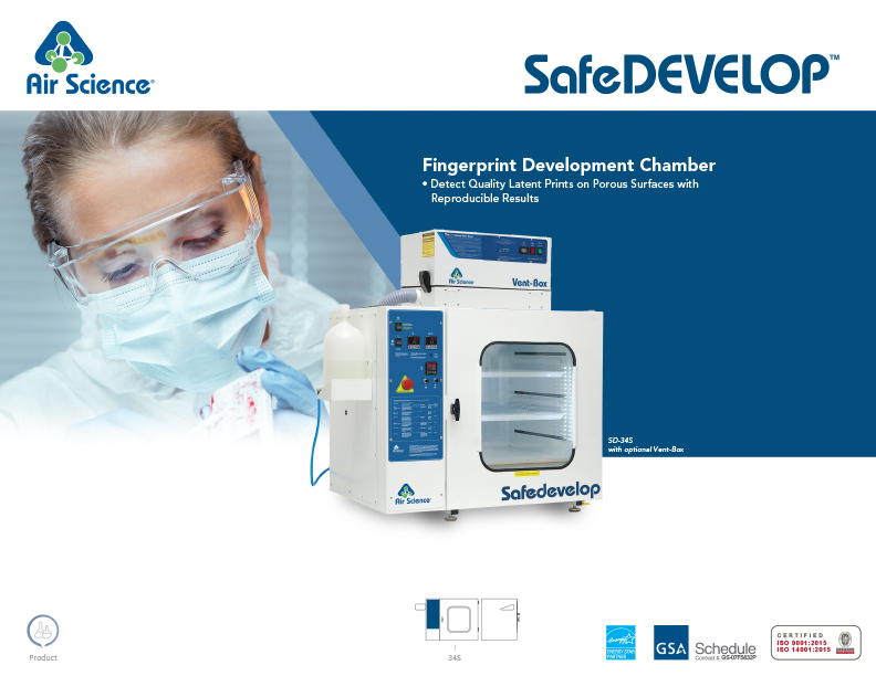 Safe Develop fingerprint development chamber
