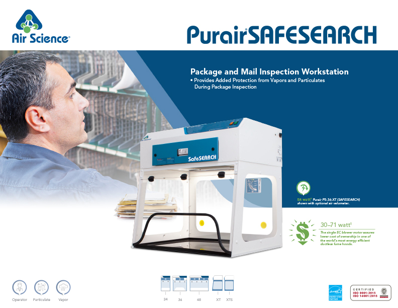 Purair SAFESEARCH Mail Inspection Workstation