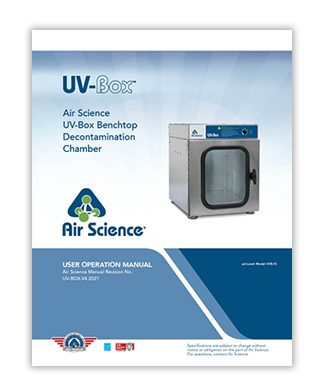 UV-Box Benchtop Decontamination Chamber Operation Manual pdf download