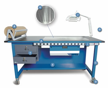 forensic evidence bench features