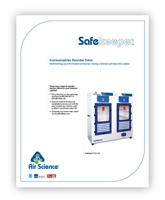 Safekeeper Series Consumables Reorder Form pdf download