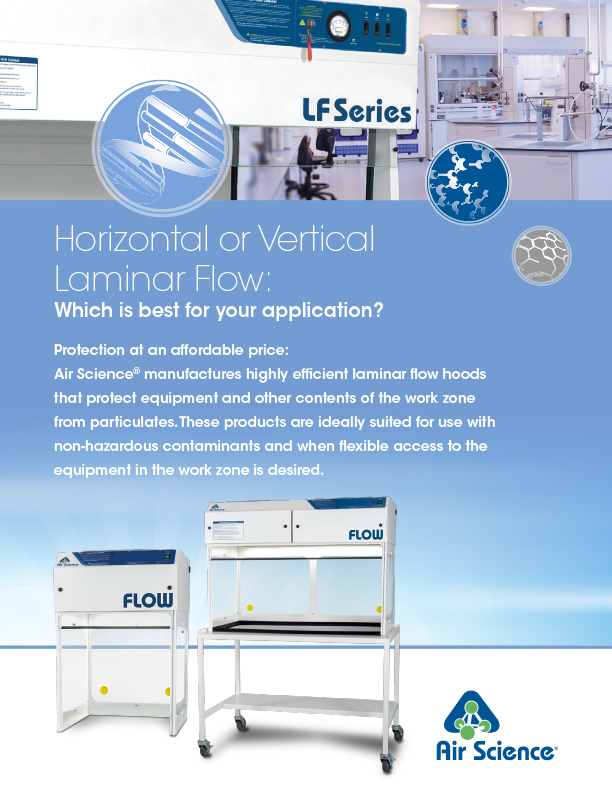 Horizontal or Vertical Laminar Flow
