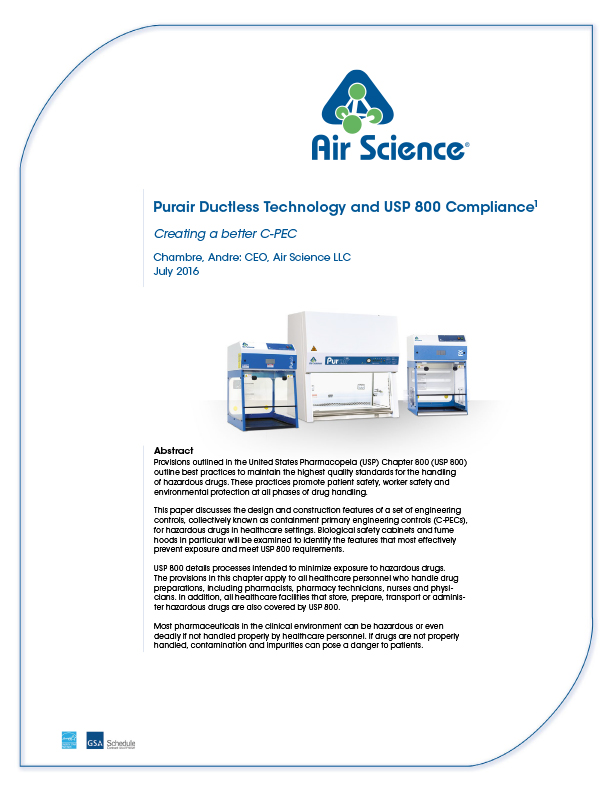 USP 800 Compliance Whitepaper
