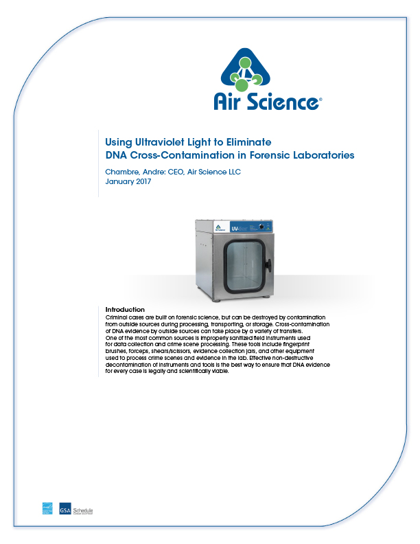 Using UV Light to Eliminate DNA Cross-Contamination Whitepaper