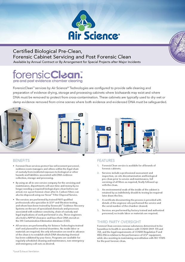 Air Science Certified ForensicClean