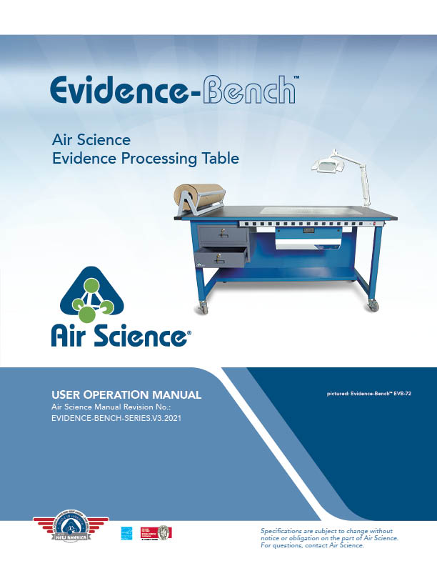evidence bench operating manual