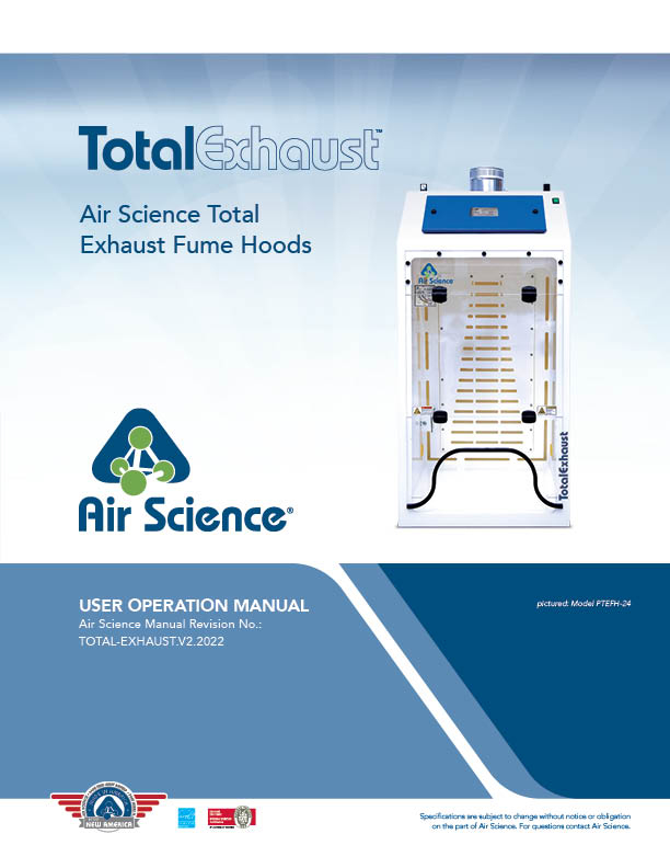 Total Exhaust Fume Hoods Operation Manual