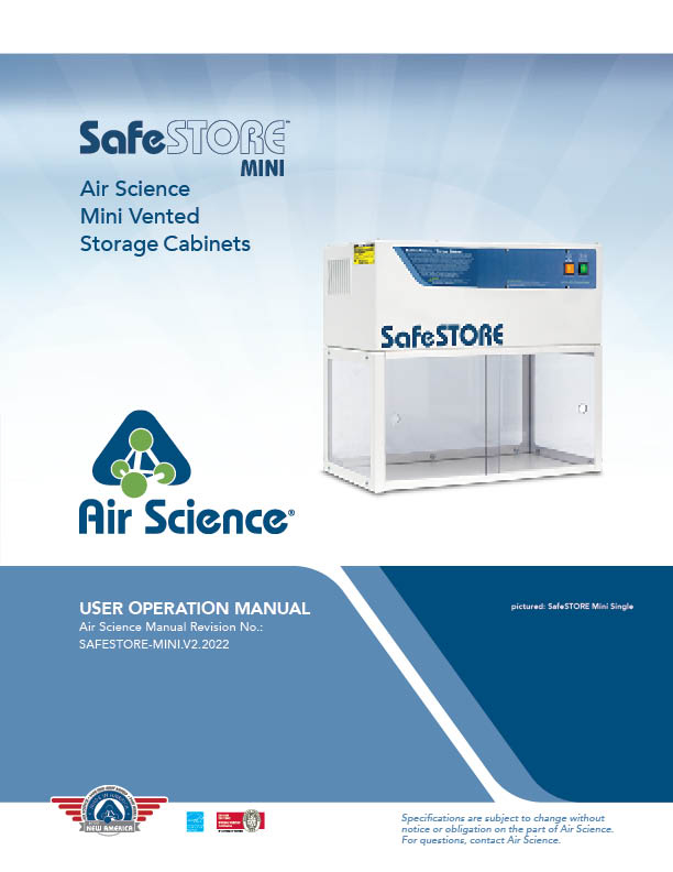 safestore mini operating manual