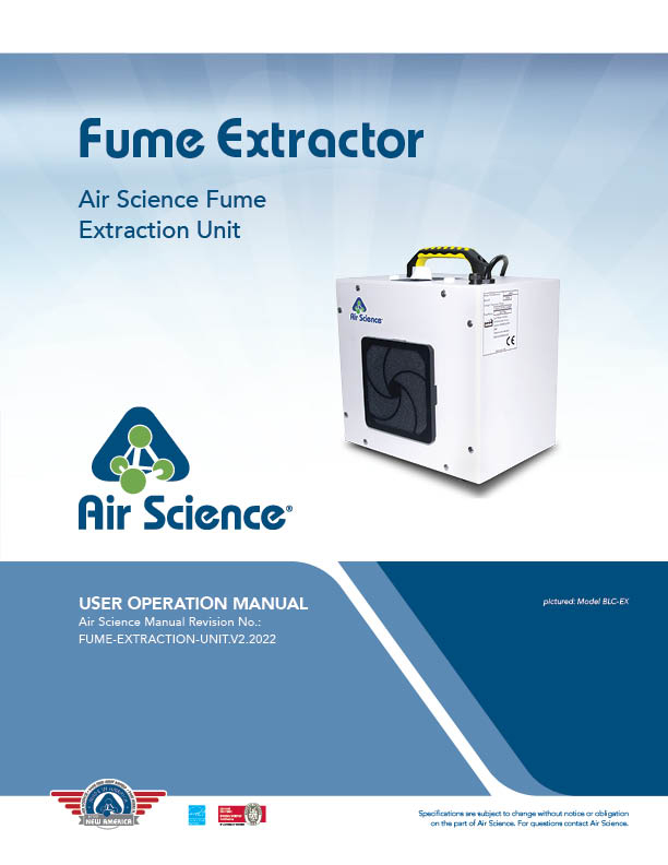 fume extractor operating manual