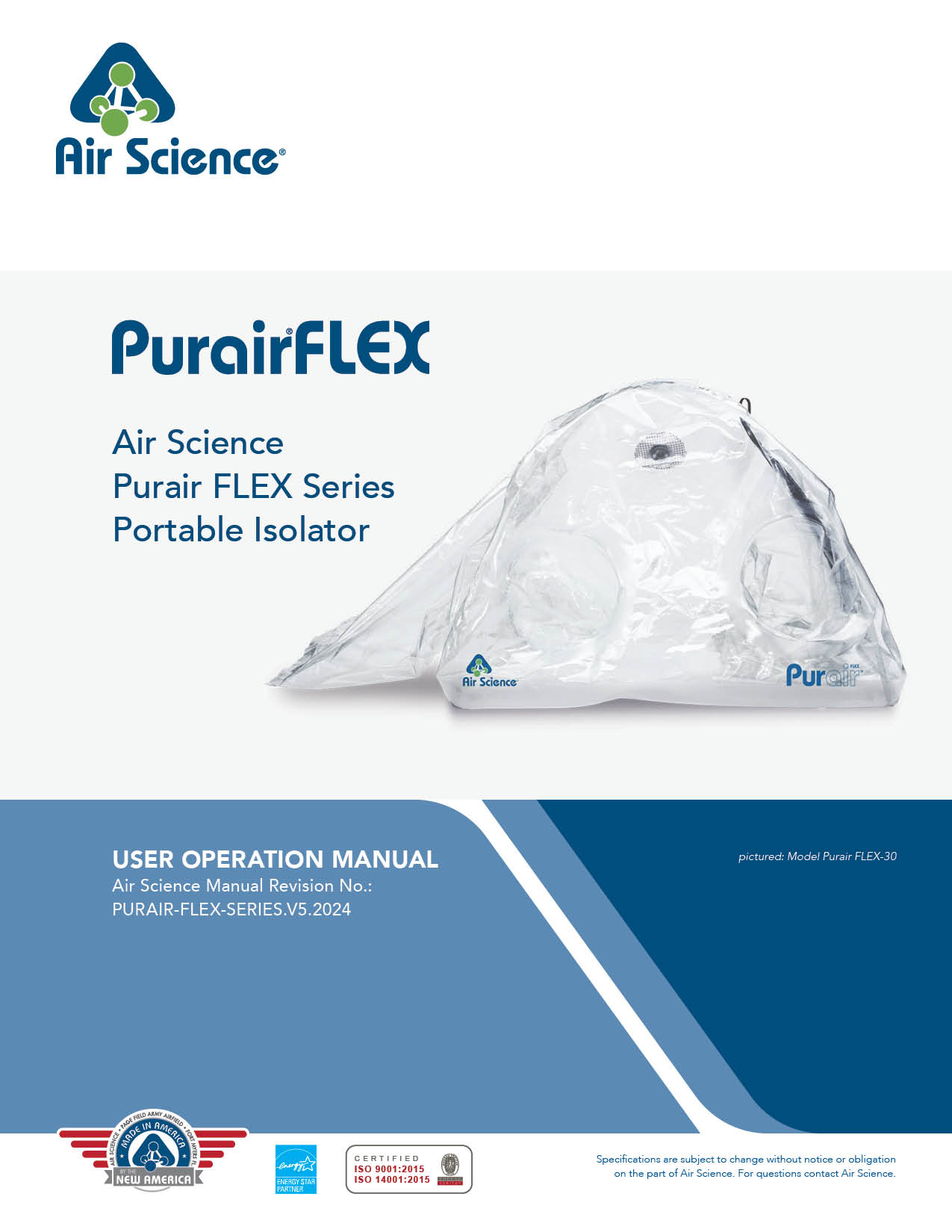 Purair FLEX manual