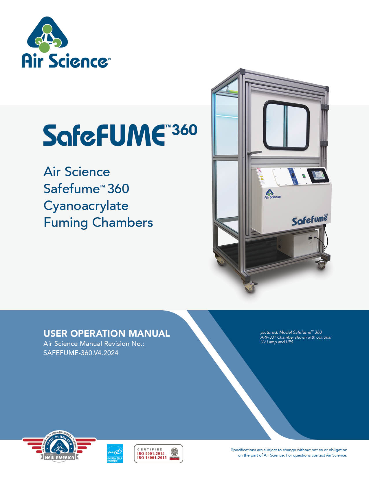 Safefume 360 Cyanoacrylate Fuming Chambers