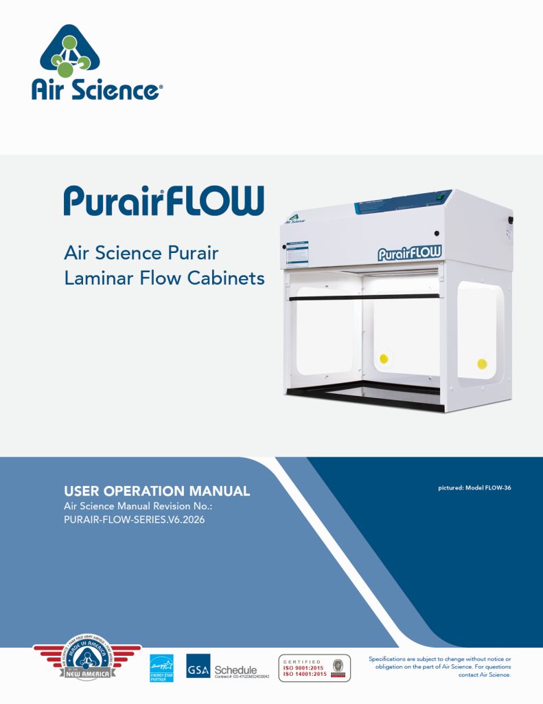 Laboratory Equipment Manuals & Operating Guides | Air Science